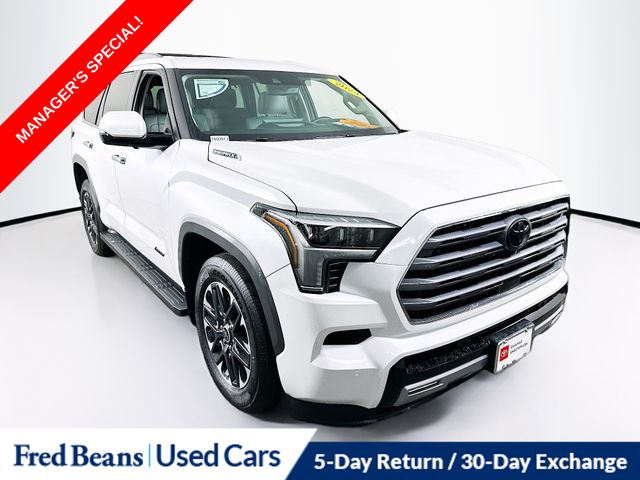 Pearl 2024 Toyota Sequoia Limited 4WD SUV / Crossover Four-Wheel Drive Automatic