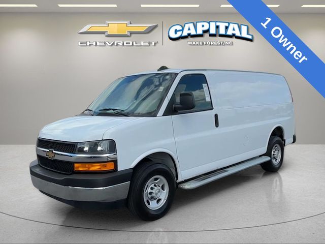 Summit White 2024 Chevrolet Express Cargo Van Rear-Wheel Drive 8-Speed Automatic Overdrive