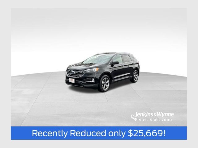 Agate Black Metallic 2022 Ford Edge SEL AWD SUV / Crossover All-Wheel Drive 8-Speed Automatic