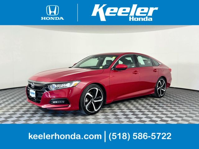 Radiant Red Metallic 2019 Honda Accord Sedan Front-Wheel Drive Automatic