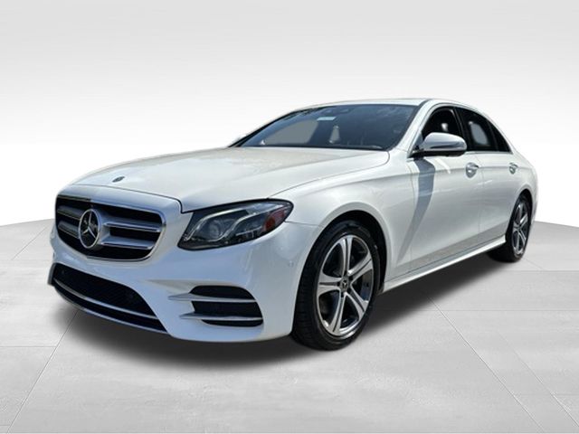 Diamond White 2018 Mercedes-Benz E-Class Sedan All-Wheel Drive 9-Speed Automatic