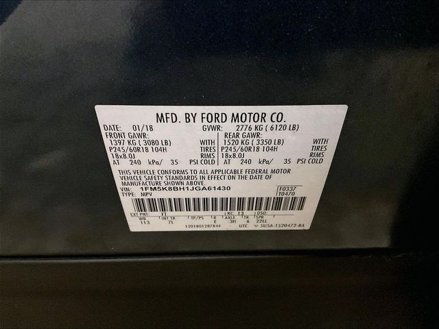 2018 Ford Explorer Base Blue at Subaru and VW of Moon Township
