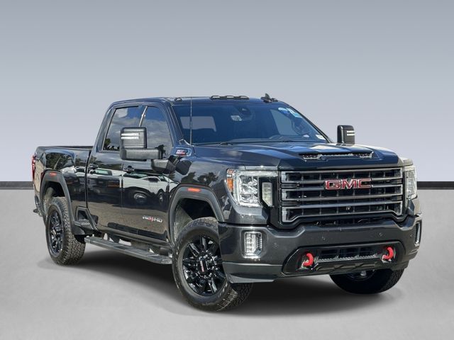 Carbon Black Metallic 2020 GMC Sierra 2500HD AT4 Crew Cab 4WD Pickup Truck Four-Wheel Drive Automatic