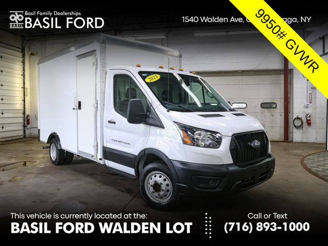 Oxford White 2023 Ford Transit Chassis Van Rear-Wheel Drive 