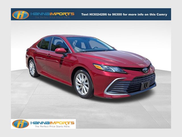 Supersonic Red 2021 Toyota Camry LE FWD Sedan Front-Wheel Drive 8-Speed Automatic