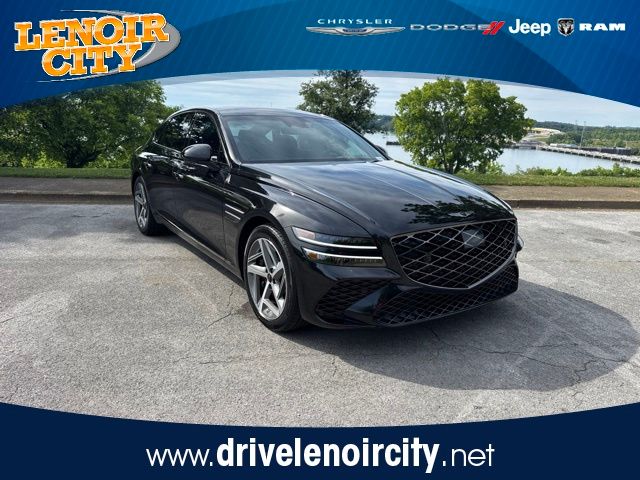 Vik Black 2025 Genesis G80 Sedan All-Wheel Drive 8-Speed Automatic