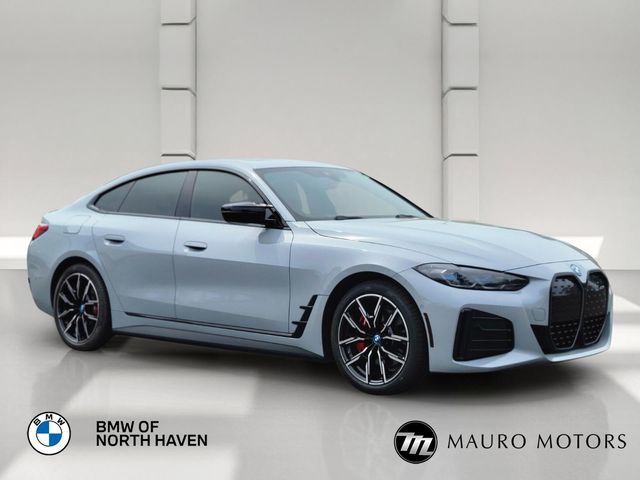 Brooklyn Gray Metallic 2024 BMW i4 M50 Gran Coupe AWD Sedan All-Wheel Drive Automatic