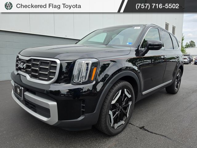 Ebony Black 2023 Kia Telluride S AWD SUV / Crossover All-Wheel Drive 8-Speed Automatic