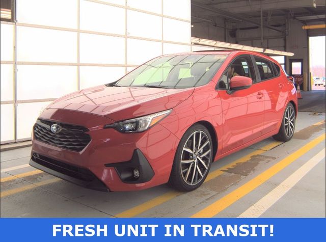 Pure Red 2024 Subaru Impreza Sport AWD Wagon All-Wheel Drive Continuously Variable Transmission