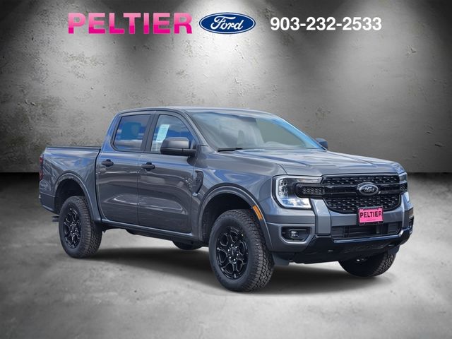 Carbonized Gray Metallic 2025 Ford Ranger XLT SuperCrew 4WD Pickup Truck Four-Wheel Drive Automatic