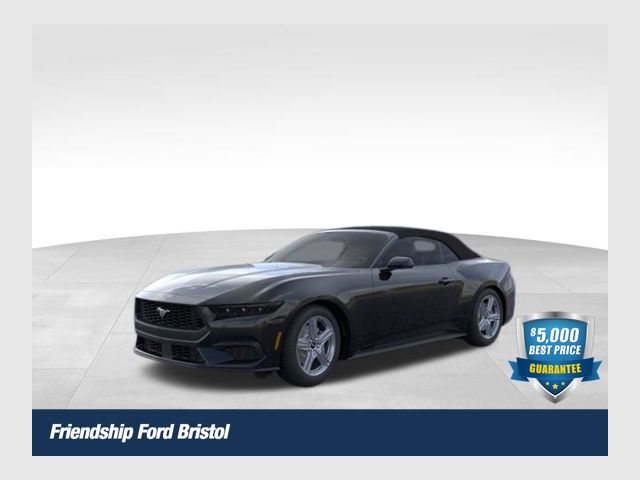 Shadow Black 2026 Ford Mustang Convertible Rear-Wheel Drive Automatic