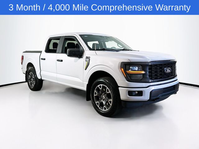 White Metallic 2025 Ford F-150 Pickup Truck Four-Wheel Drive Automatic