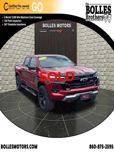 Radiant Red Tintcoat 2023 Chevrolet Colorado Pickup Truck Four-Wheel Drive 8-Speed Automatic