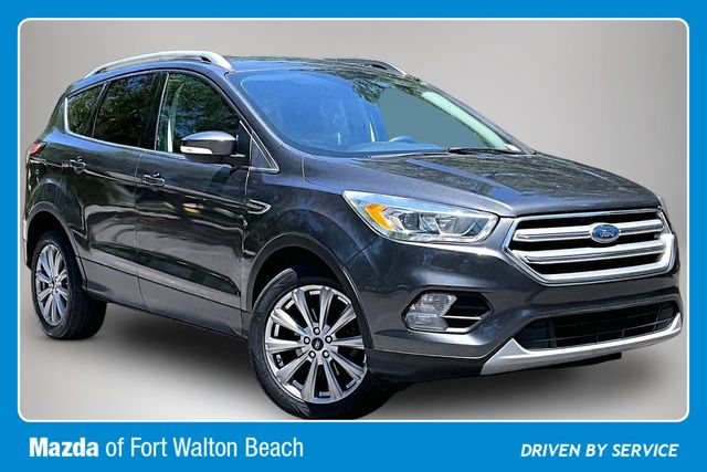 Gray (Magnetic) 2017 Ford Escape Titanium FWD SUV / Crossover Front-Wheel Drive 6-Speed Automatic