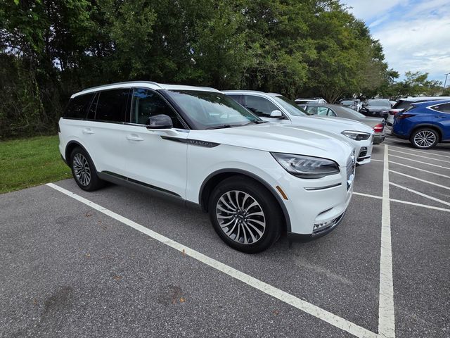 White Metallic 2020 Lincoln Aviator SUV / Crossover Rear-Wheel Drive Automatic