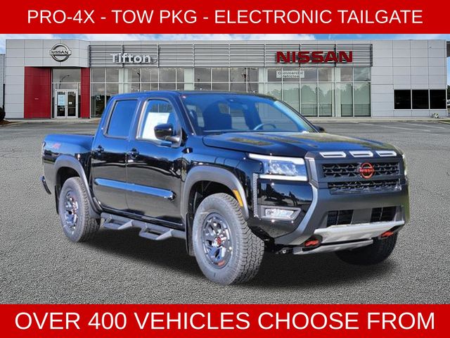 Super Black 2026 Nissan Frontier Pickup Truck Four-Wheel Drive 9-Speed Automatic Overdrive