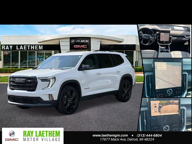 Summit White 2026 GMC Acadia Elevation AWD SUV / Crossover Four-Wheel Drive 8-Speed Automatic