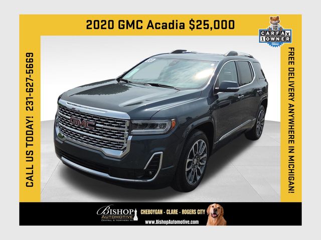 Gray (Dark Sky Metallic) 2020 GMC Acadia SUV / Crossover Four-Wheel Drive 9-Speed Automatic