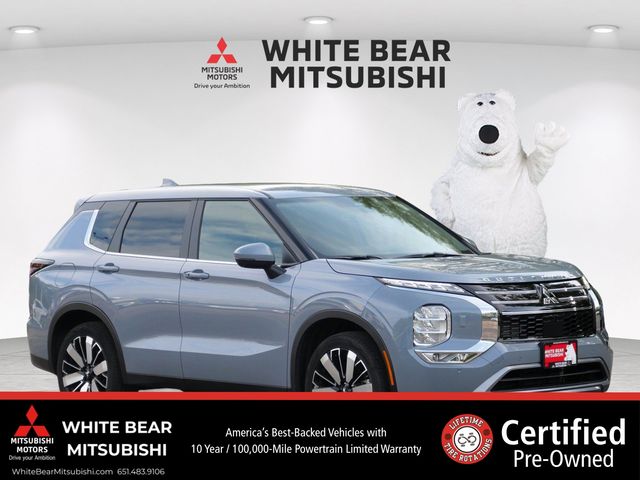 Moonstone Gray Metallic 2026 Mitsubishi Outlander SUV / Crossover All-Wheel Drive Continuously Variable Transmission