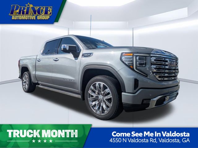 Sterling Metallic 2024 GMC Sierra 1500 Denali Crew Cab 4WD Pickup Truck Four-Wheel Drive Automatic