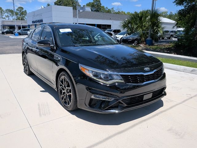Ebony Black 2019 Kia Optima Sedan Front-Wheel Drive 6-Speed Automatic