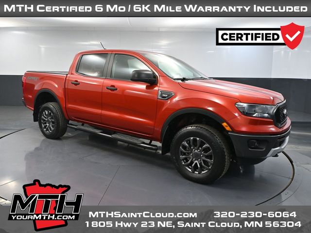 Hot Pepper Red Metallic Tinted Clearcoat 2022 Ford Ranger Pickup Truck Four-Wheel Drive Automatic