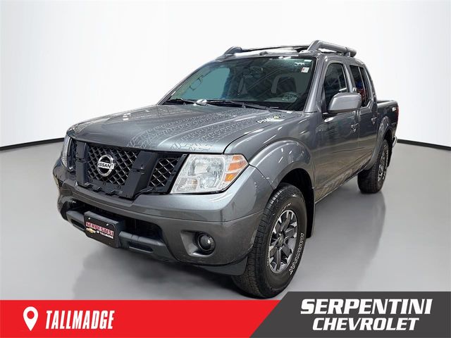 Gray (Gun Metallic) 2017 Nissan Frontier PRO-4X Crew Cab 4WD Pickup Truck Four-Wheel Drive 5-Speed Automatic Overdrive