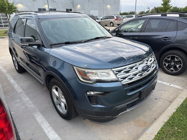 Blue Metallic 2018 Ford Explorer XLT SUV / Crossover Front-Wheel Drive 6-Speed Automatic