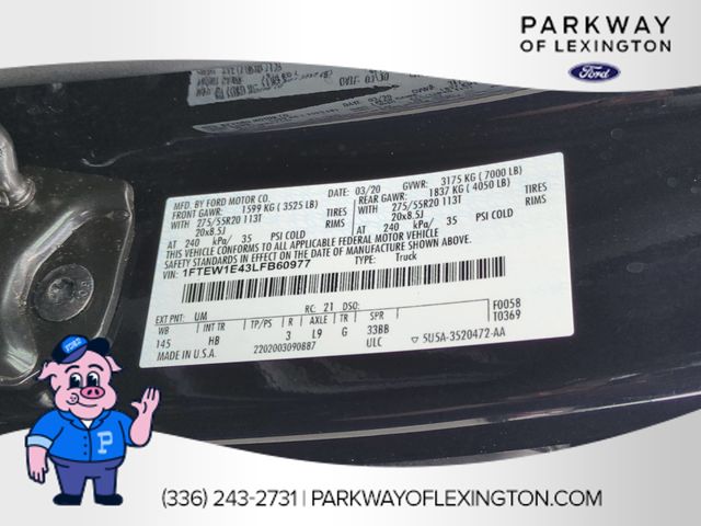 Used 2020 Black Ford Lariat image 38