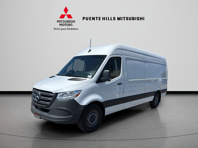 Gray White 2025 Mercedes-Benz Sprinter Cargo 2500 170 High Roof RWD Van Rear-Wheel Drive 9-Speed Automatic