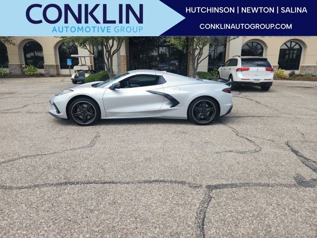 Silver Flare Metallic 2024 Chevrolet Corvette Convertible Rear-Wheel Drive 8-Speed Dual Clutch