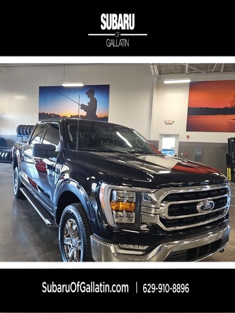 Black Metallic 2023 Ford F-150 Pickup Truck Four-Wheel Drive Automatic