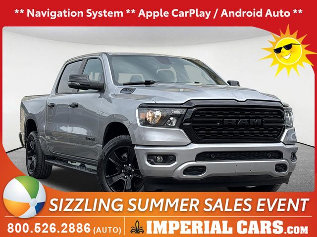 Billet Silver Metallic Clearcoat 2023 RAM 1500 Big Horn Crew Cab 4WD Pickup Truck Four-Wheel Drive 8-Speed Automatic