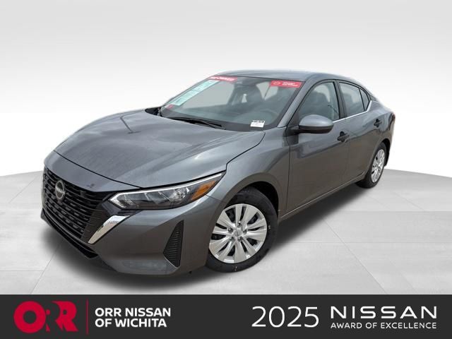 Gray (Gun Metallic) 2025 Nissan Sentra S FWD Sedan Front-Wheel Drive Continuously Variable Transmission
