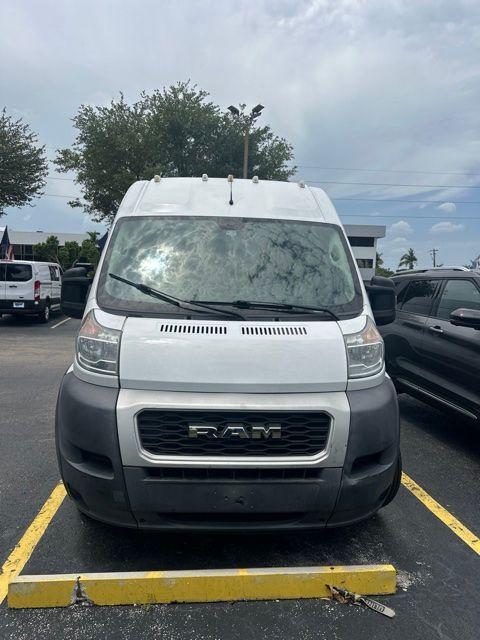 Bright White Clearcoat 2019 RAM ProMaster Van Front-Wheel Drive 6-Speed Automatic