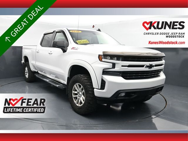 Summit White 2020 Chevrolet Silverado 1500 Pickup Truck Four-Wheel Drive Automatic