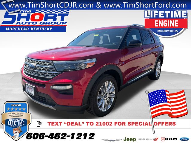 Rapid Red Metallic Tinted Clearcoat 2020 Ford Explorer SUV / Crossover All-Wheel Drive Automatic