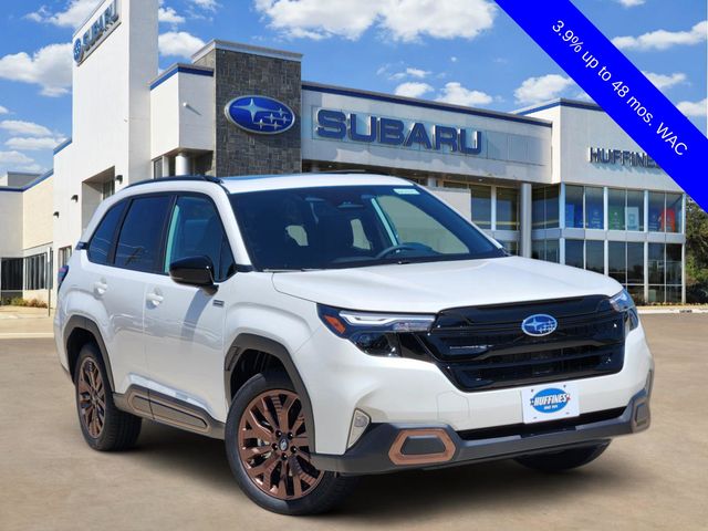 Crystal White Pearl 2026 Subaru Forester Hybrid SUV / Crossover All-Wheel Drive Continuously Variable Transmission