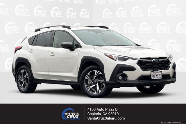 Crystal White Pearl 2024 Subaru Crosstrek SUV / Crossover All-Wheel Drive Continuously Variable Transmission