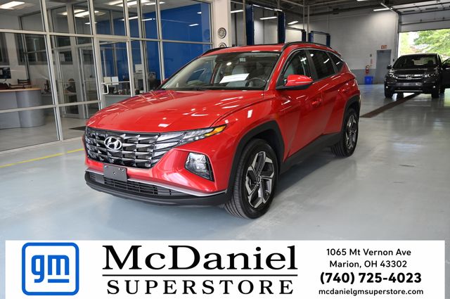 Calypso Red 2023 Hyundai Tucson SUV / Crossover All-Wheel Drive 8-Speed Automatic