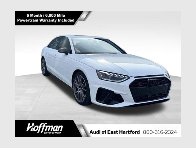 White 2024 Audi S4 3.0T quattro Premium Plus AWD Sedan All-Wheel Drive 8-Speed Automatic