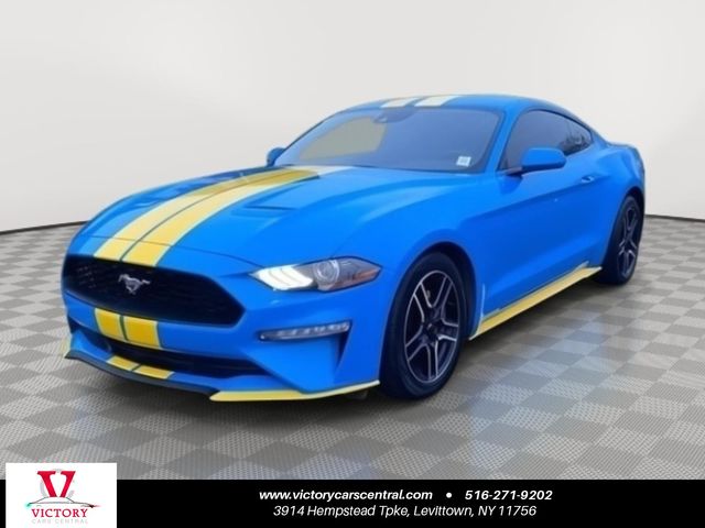 Grabber Blue Metallic 2022 Ford Mustang EcoBoost Fastback RWD Coupe Rear-Wheel Drive Automatic