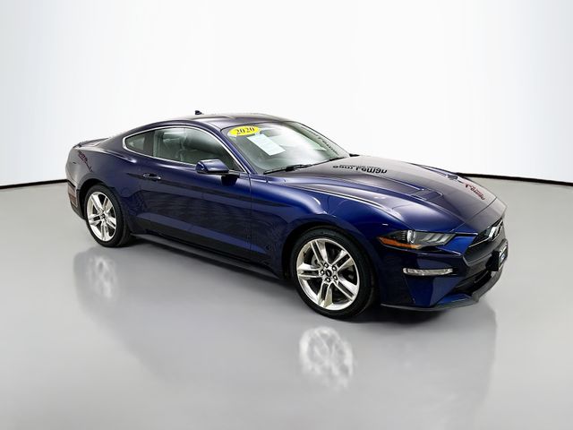 Kona Blue Metallic 2020 Ford Mustang Coupe Rear-Wheel Drive Automatic