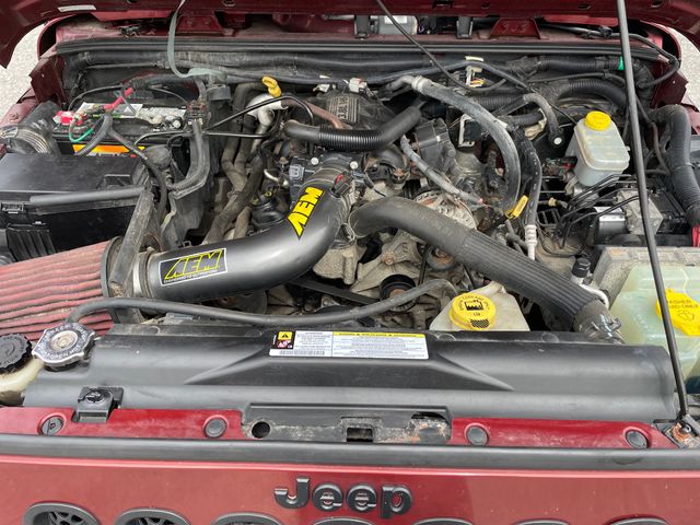 2008 Jeep Wrangler Unlimited X - Red Rock Crystal Pearlcoat exterior view 11