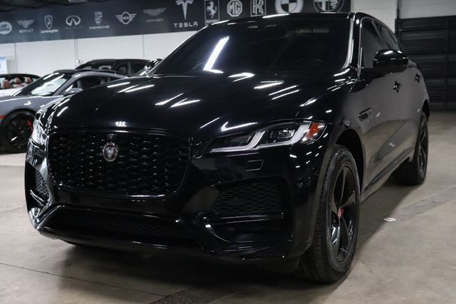 Black 2021 Jaguar F-PACE P340 S AWD SUV / Crossover All-Wheel Drive Automatic