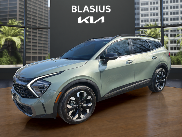 Jungle Green 2024 Kia Sportage X-Line AWD SUV / Crossover All-Wheel Drive 8-Speed Automatic
