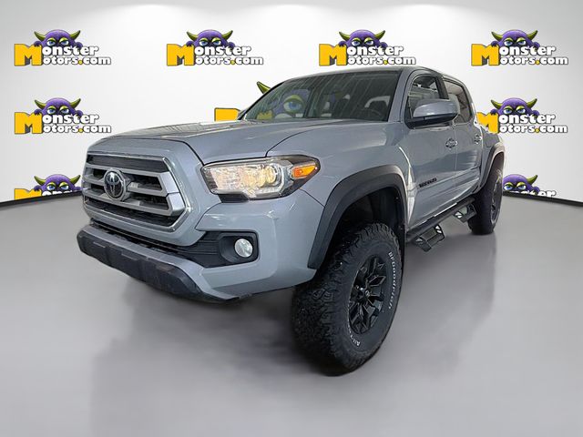 Gray 2021 Toyota Tacoma TRD Off Road Double Cab 4WD Pickup Truck Four-Wheel Drive 6-Speed Automatic