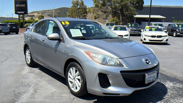 Liquid Silver Metallic 2013 Mazda MAZDA3 i Touring Sedan Front-Wheel Drive 6-Speed Automatic