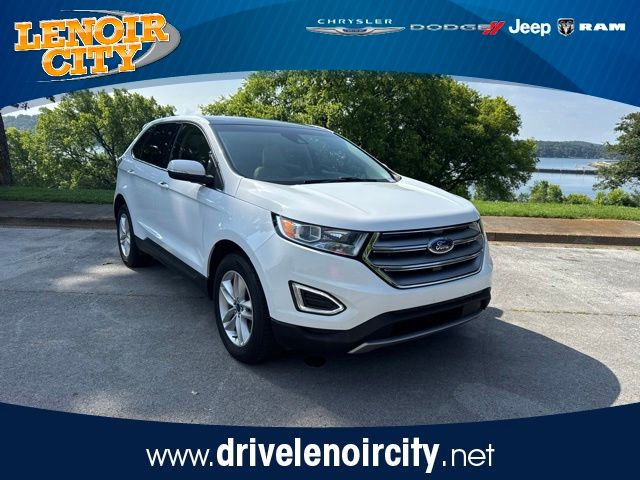 Oxford White 2018 Ford Edge SUV / Crossover All-Wheel Drive 6-Speed Automatic