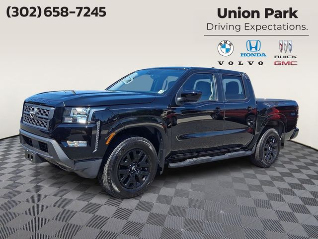Super Black 2022 Nissan Frontier Pickup Truck Four-Wheel Drive 9-Speed Automatic